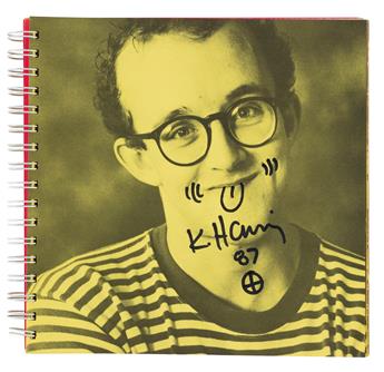 HARING, KEITH / CONTEMPORARY ART. Pincus-Witten, Robert; et al. Keith Haring: Tony Shafrazi Gallery exhibition catalogue.